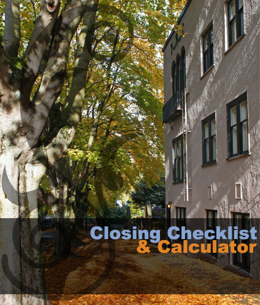 Closing Checklist & Calculator